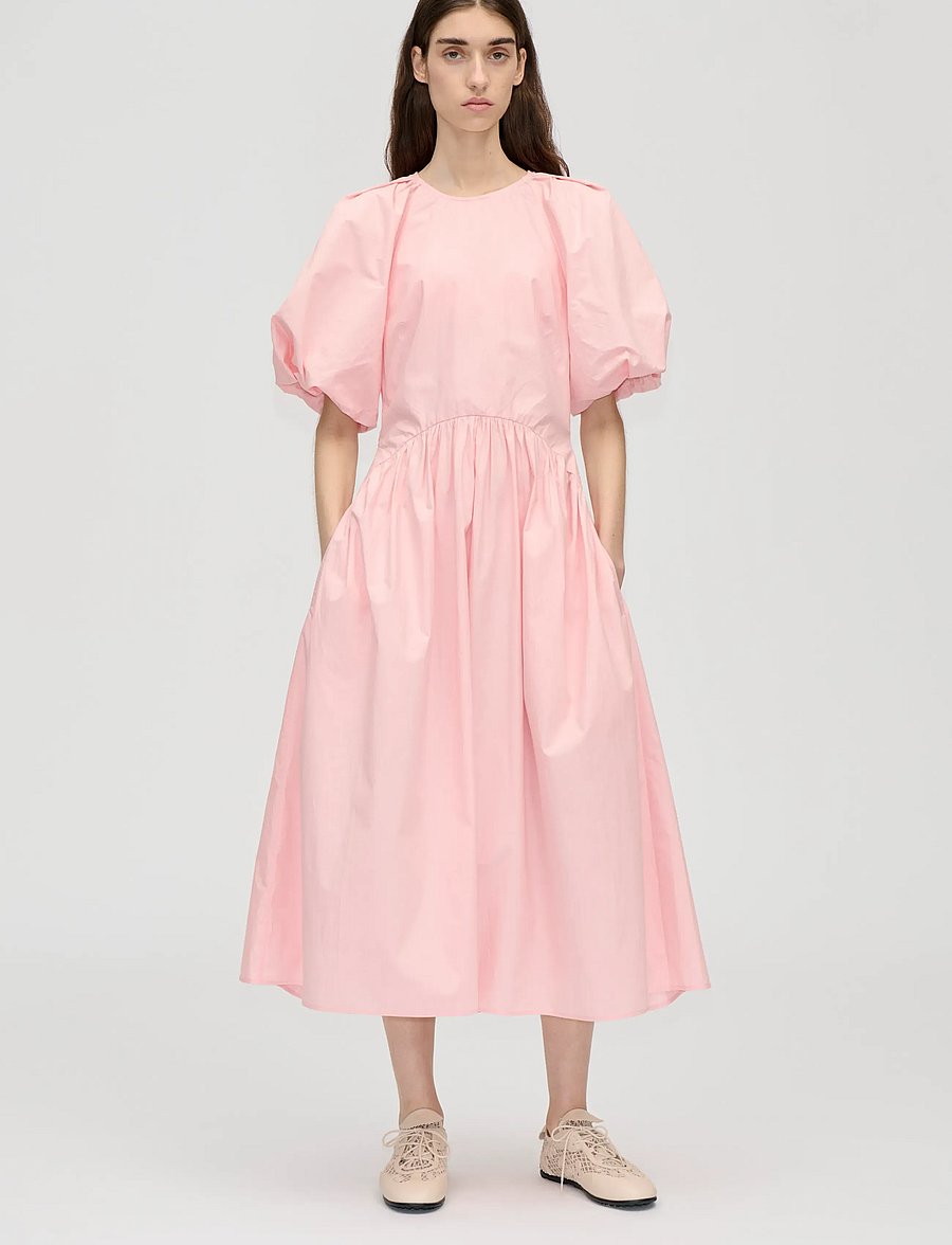 STINE GOYA - 2522 Midweight Cotton Broderie, Gat - robes de cocktail - ballerina broderie - 0