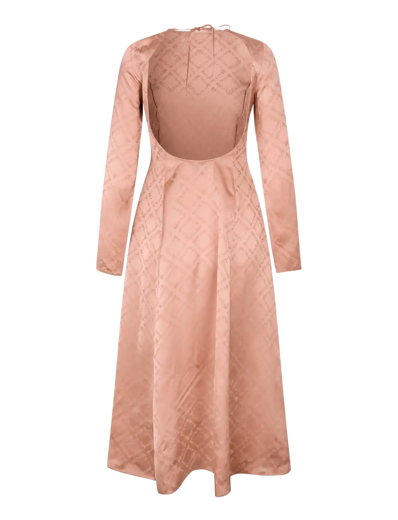 STINE GOYA - 2524 Luxe Viscose Jacquard, Open Ba - suvekleidid - sakura check - 2