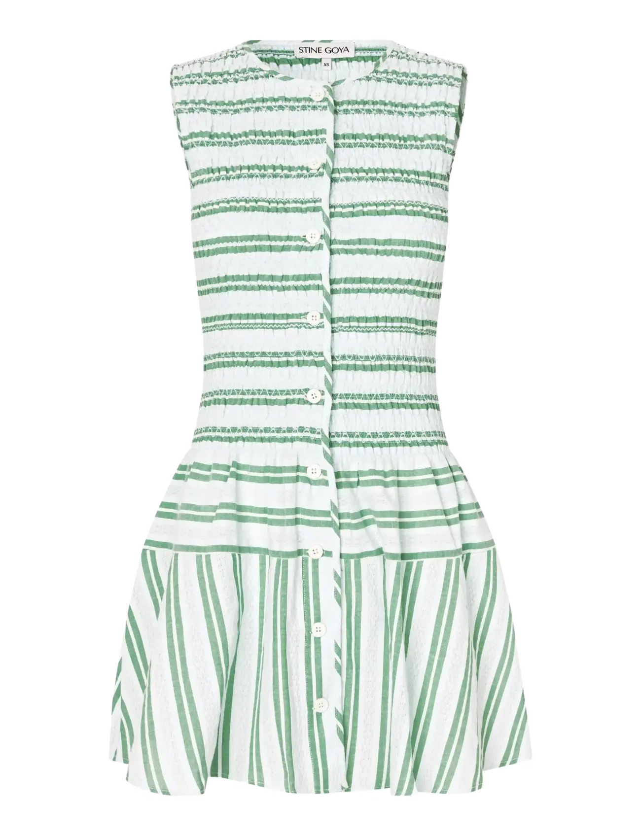 SMOCKED STRIPES