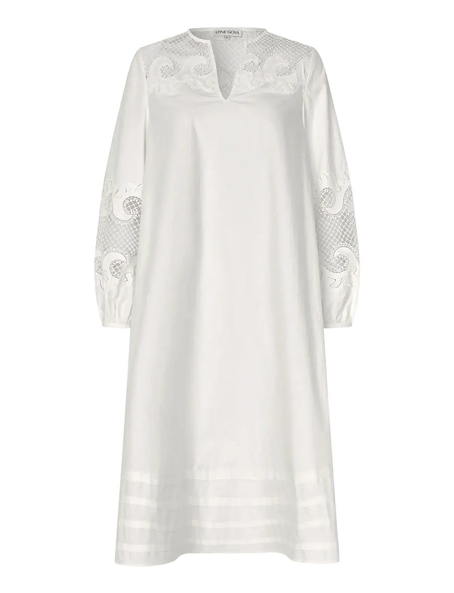 STINE GOYA - 2522 Midweight Cotton Broderie, Bro - confirmation - ballerina broderie - 1
