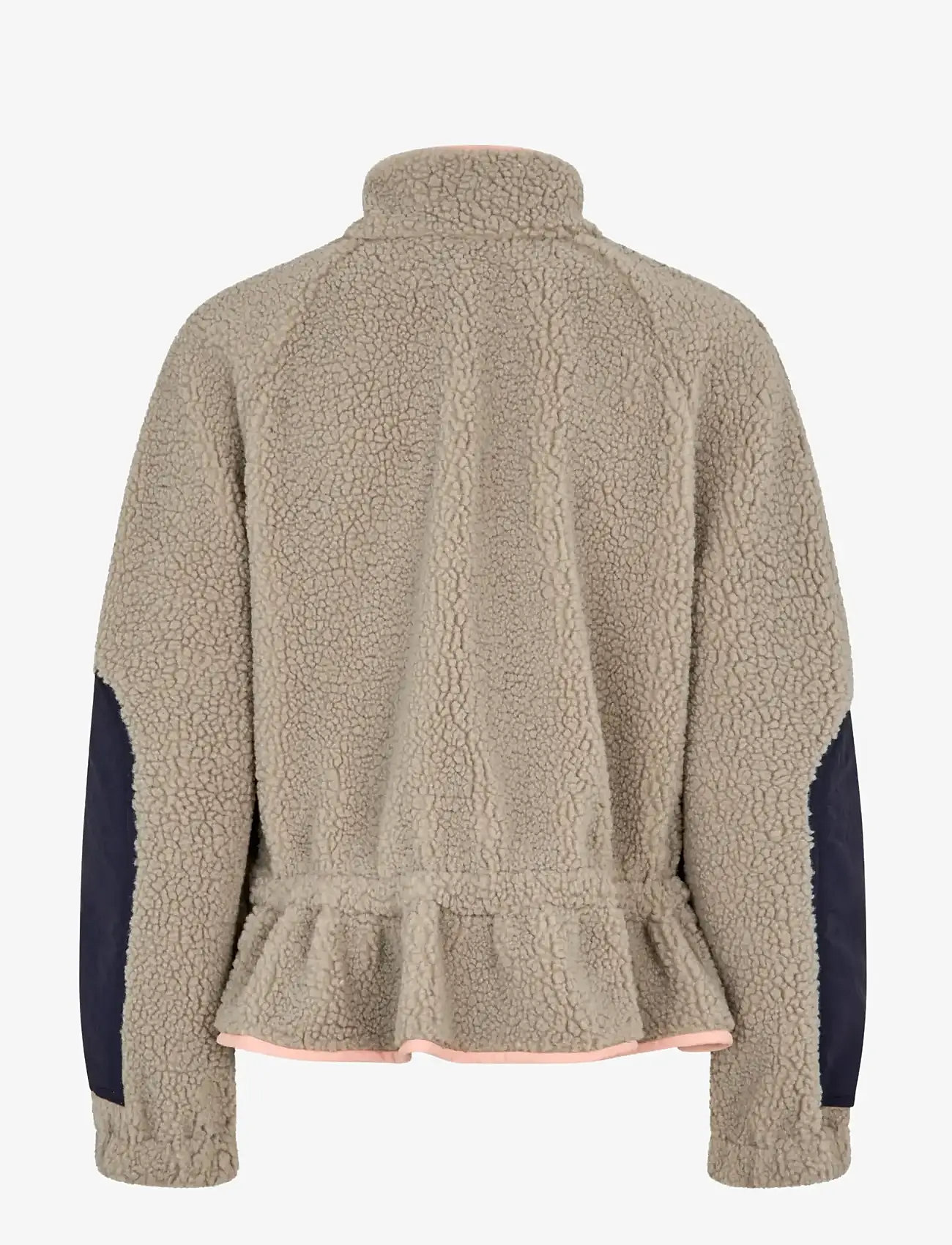 STINE GOYA - 2412 Fleece / Nylon, Dropped Should - frühlingsjacken - flint gray - 2