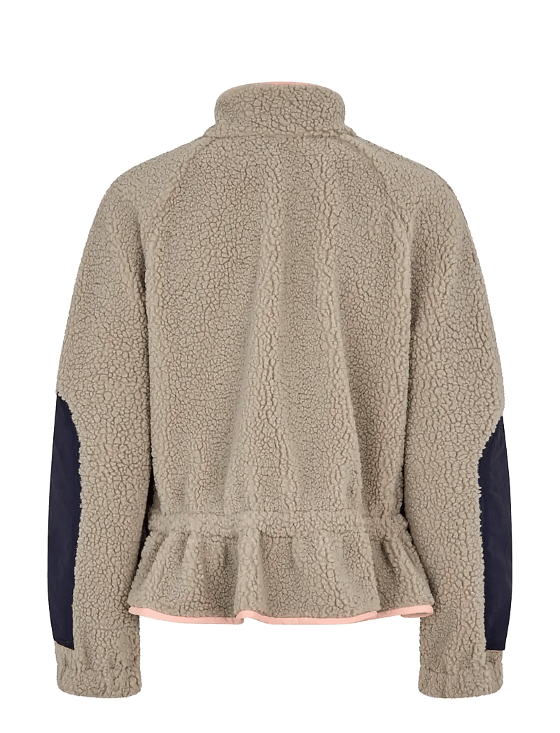 STINE GOYA - 2412 Fleece / Nylon, Dropped Should - frühlingsjacken - flint gray - 2