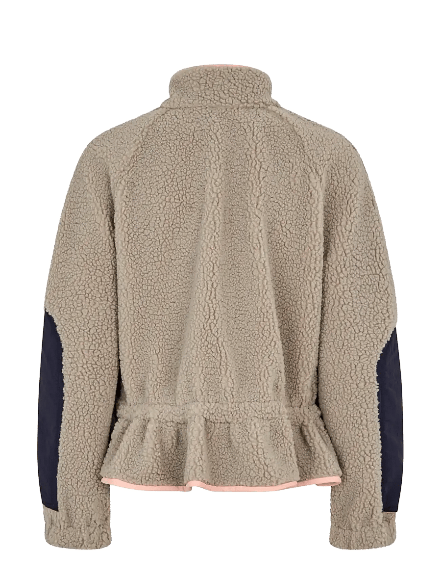 STINE GOYA - 2412 Fleece / Nylon, Dropped Should - frühlingsjacken - flint gray - 2