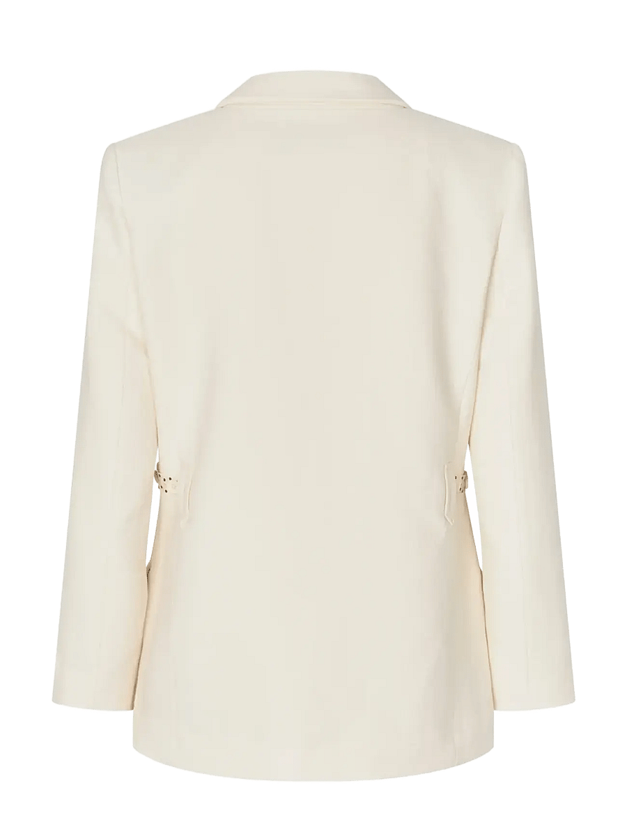 STINE GOYA - 2513 Airy Tailoring, Elastic Detail - einreihige blazer - eggnog - 2