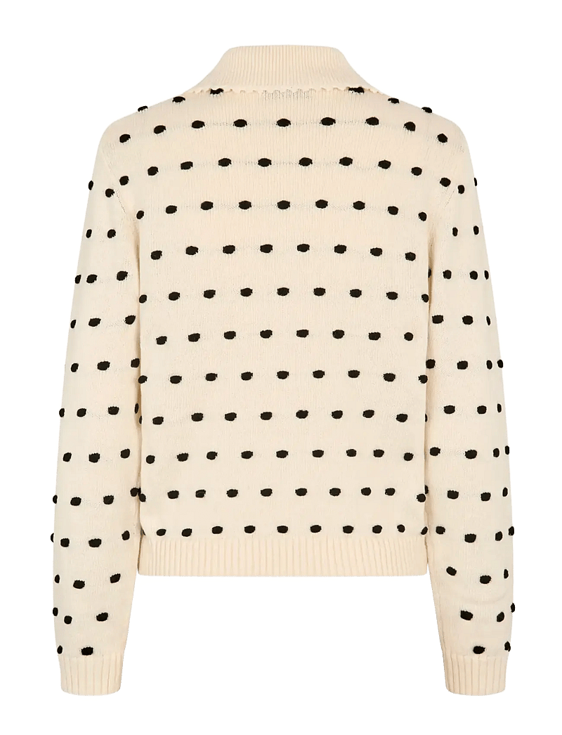STINE GOYA - 2386 Cotton Mix, Bobble Polo Collar - pullover - sunlight bobbles - 2