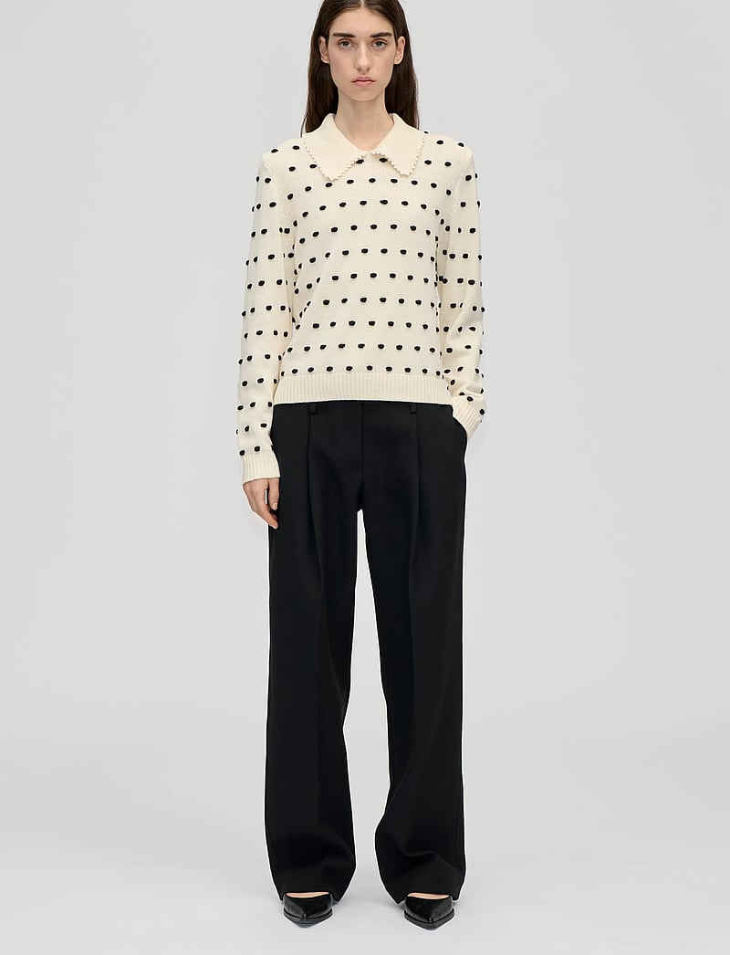 STINE GOYA - 2386 Cotton Mix, Bobble Polo Collar - pullover - sunlight bobbles - 0
