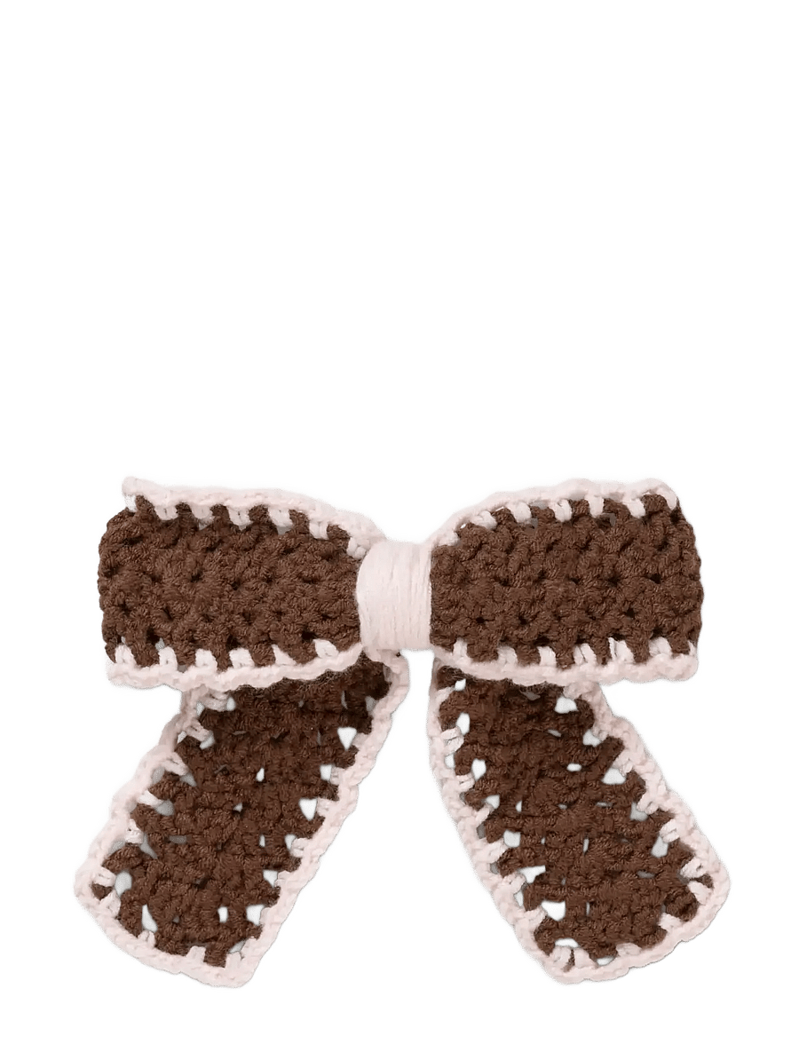 STINE GOYA - 2477 Hair Accessories, Hand-Crochet - haarspangen - chicory coffee - 1