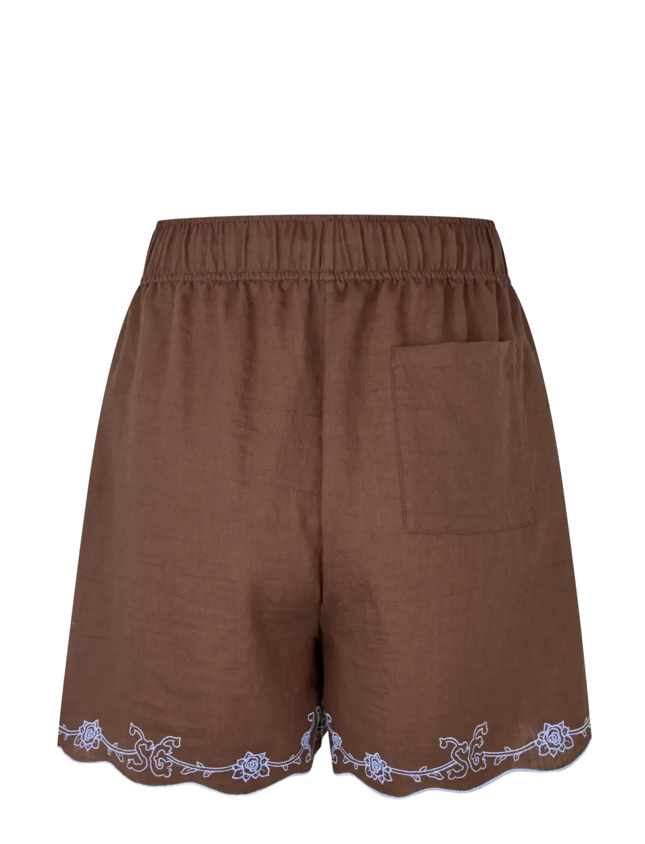 STINE GOYA - 2133 Tencel, Elasticated Shorts - shorts casual - roses embroidery - 2