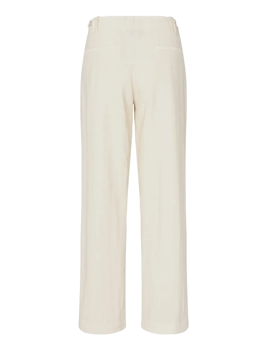 STINE GOYA - 2513 Airy Tailoring, Elastic Detail - habitbukser - eggnog - 2