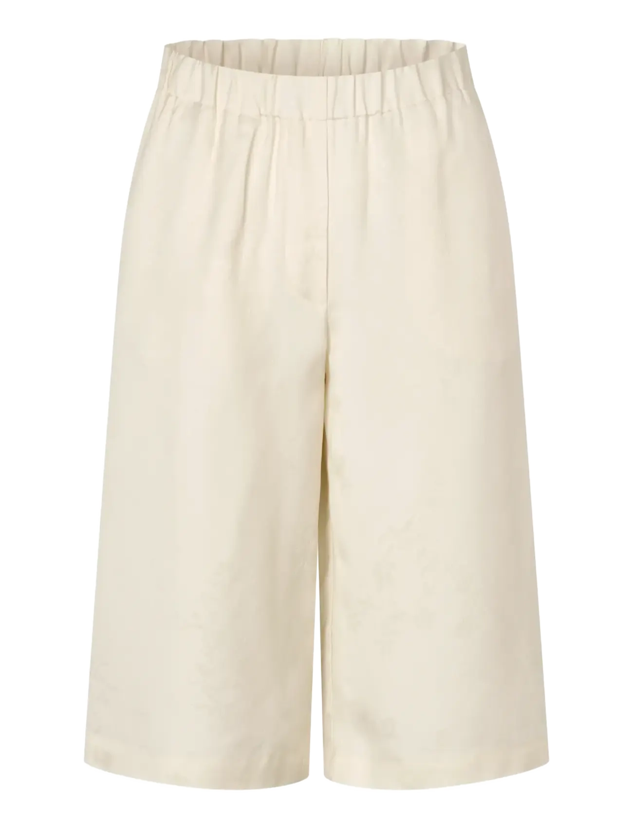 STINE GOYA 2516 Viscose Jacquard / Crochet, Fl - Shorts - SAKURA BLOSSOM / cream