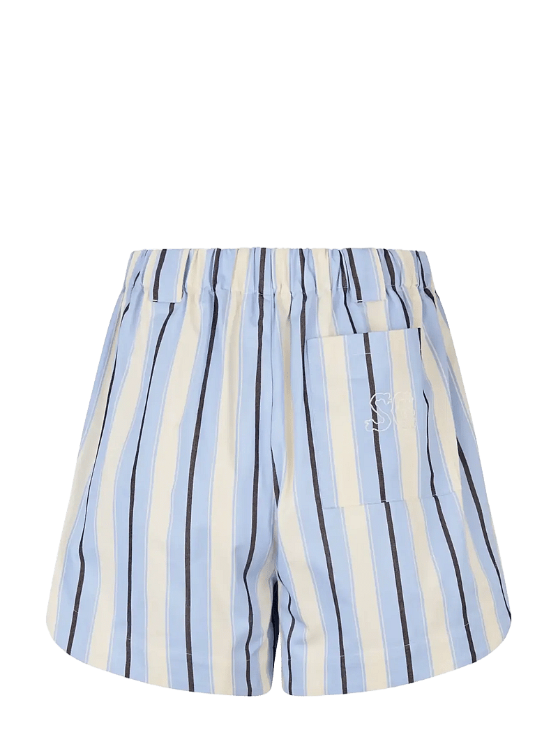 STINE GOYA - 2529 Heavy Stripe Cotton, Elasticat - casual shorts - lightwave stripes - 2