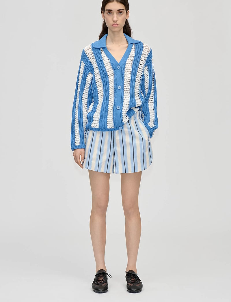 STINE GOYA - 2529 Heavy Stripe Cotton, Elasticat - casual shorts - lightwave stripes - 0
