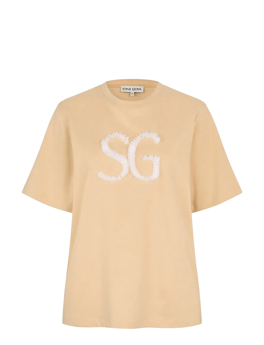 STINE GOYA - 2243 Light Jersey, Short Sleeve T-S - t-shirts - ballerina sg logo - 1