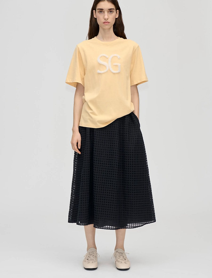 STINE GOYA - 2243 Light Jersey, Short Sleeve T-S - t-shirts - ballerina sg logo - 0