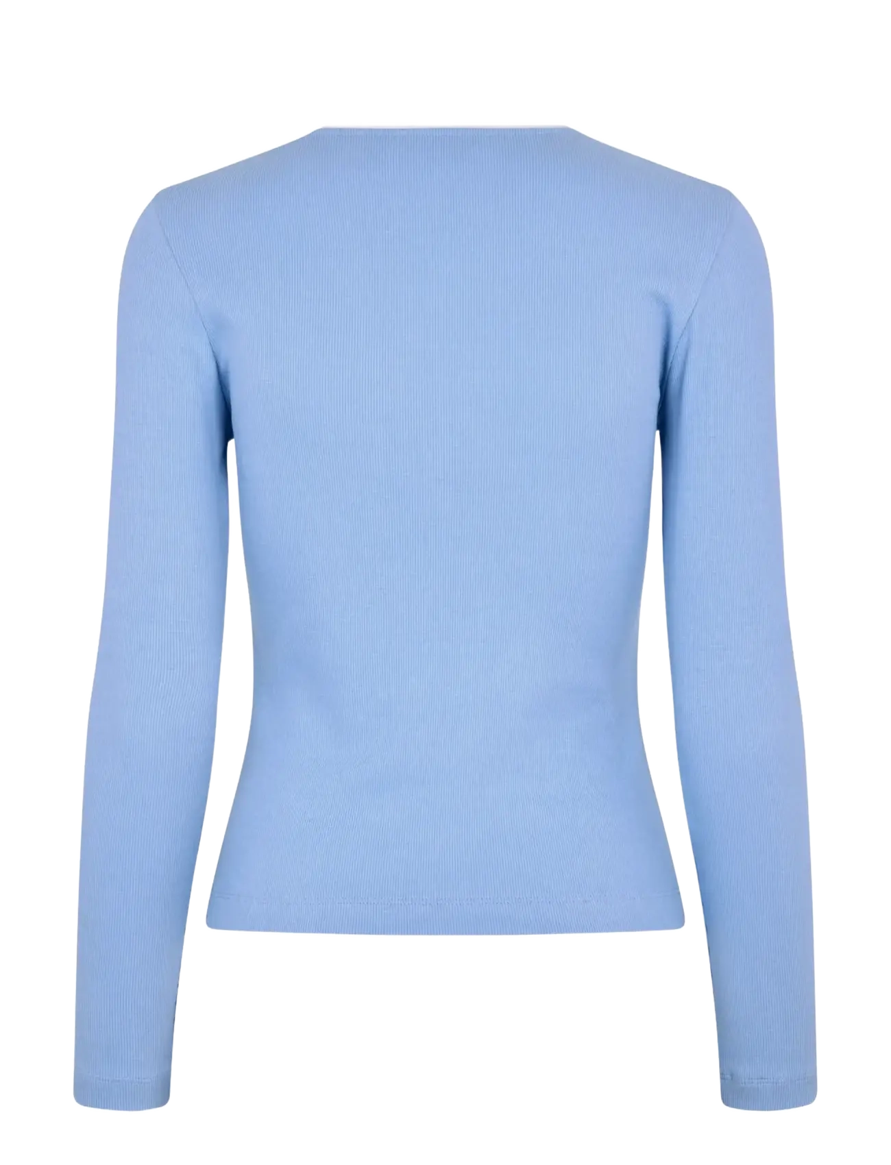 STINE GOYA - 2385 Rib, Long Sleeve Rib Top - langerma toppar - bel air blue - 2