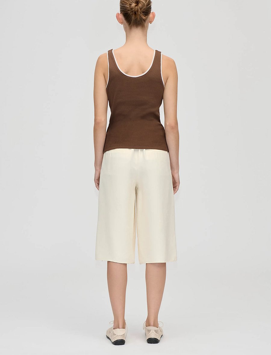 STINE GOYA - 2385 Rib, Rib Tank Top - Ärmellose tops - chicory coffee - 3