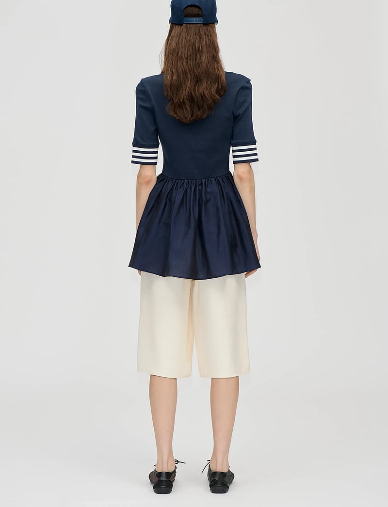 STINE GOYA - 2521 Flat Texture Viscose / Jersey, - t-shirts - baseball sg patch - 3