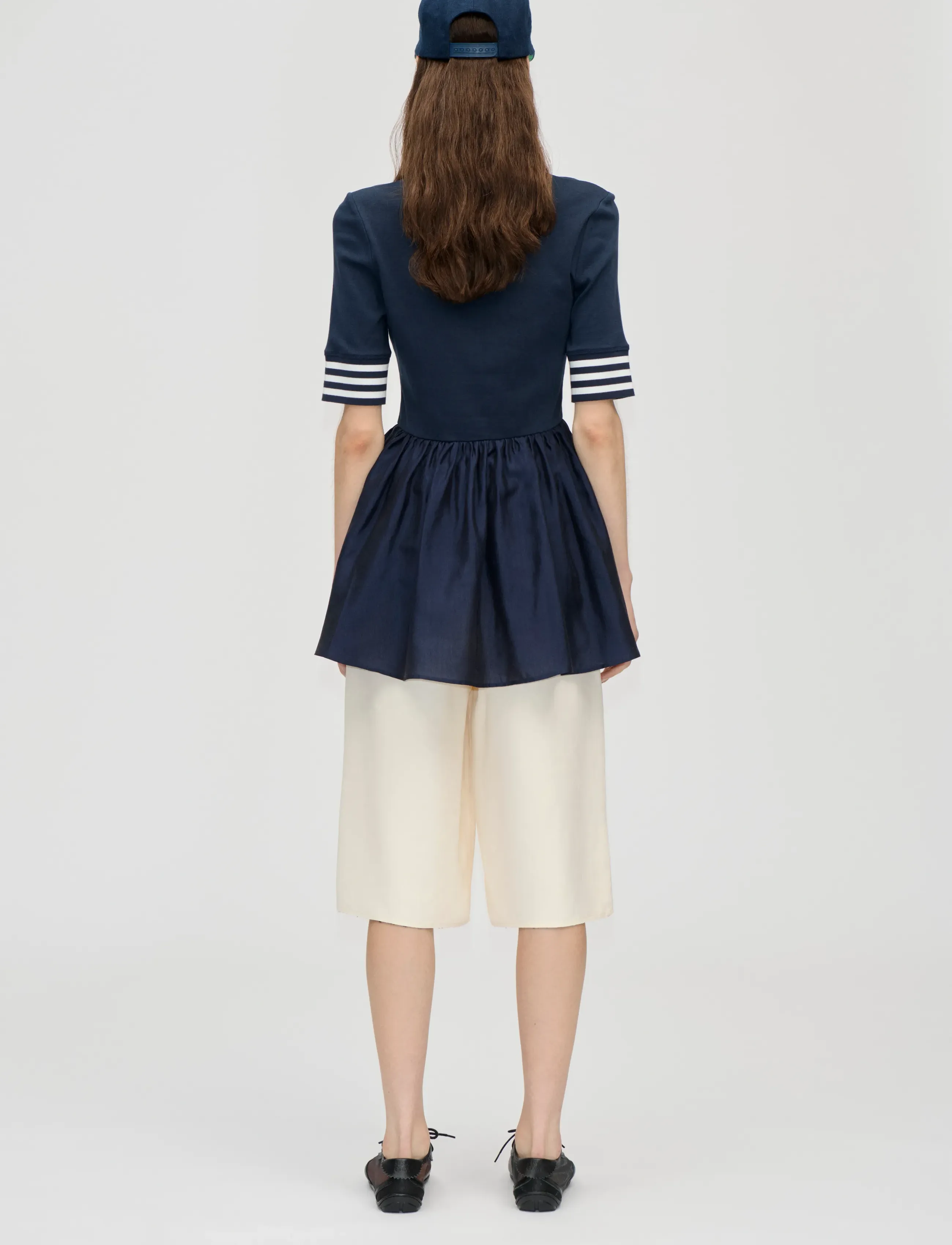 STINE GOYA - 2521 Flat Texture Viscose / Jersey, - t-shirts - baseball sg patch - 3