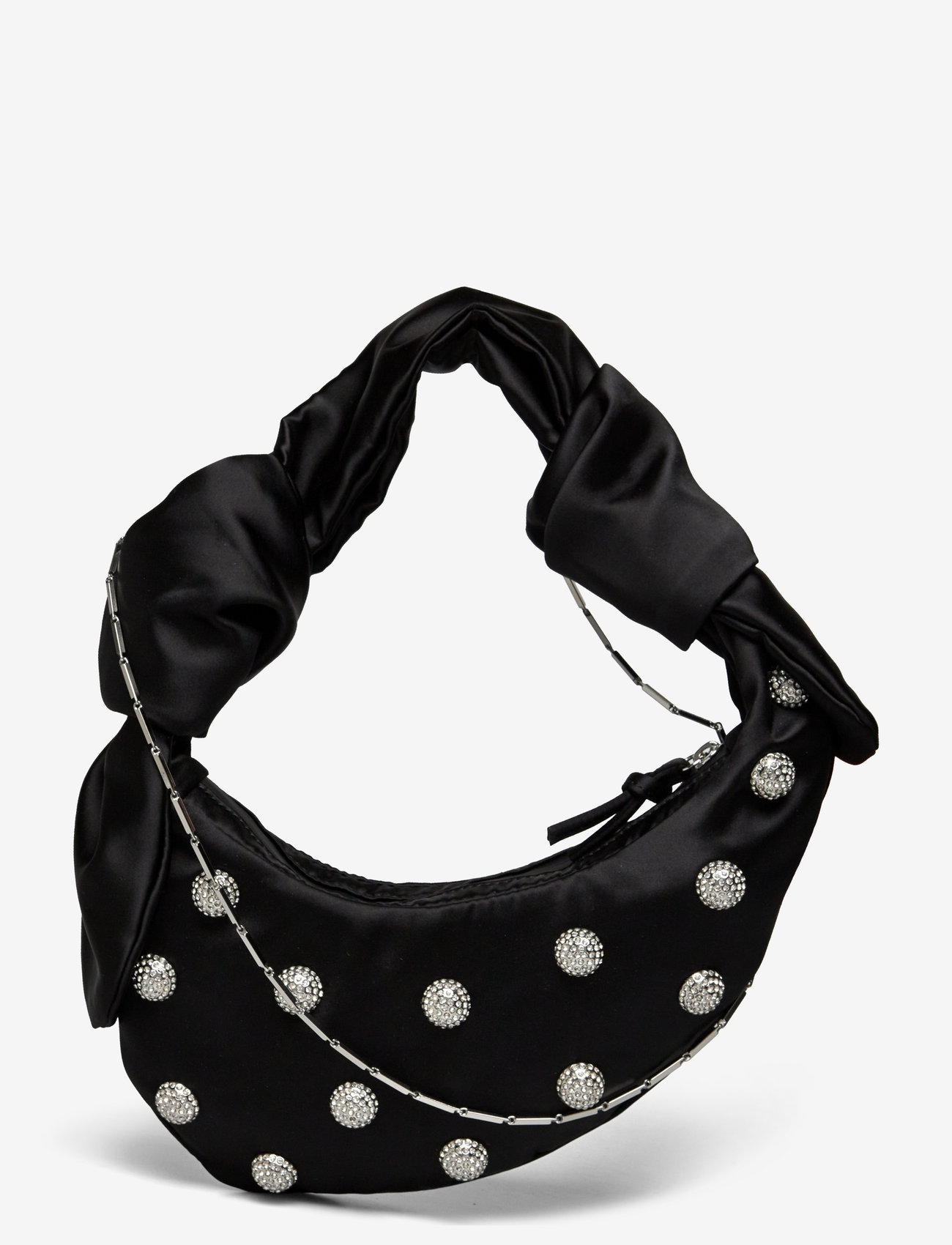 STINE GOYA - Crystal Studs Knotted Satchel Micro - geburtstagsgeschenke - black - 0