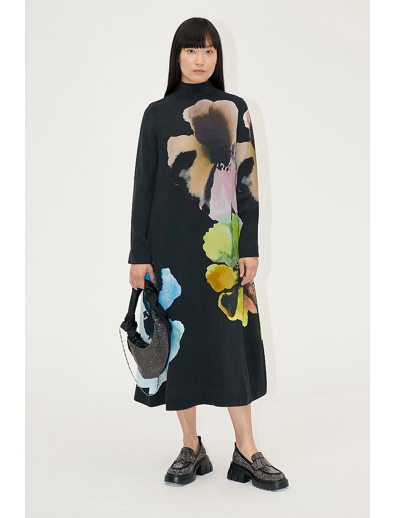 STINE GOYA Long Sleeve Midi Dress, 2263 Dry Vi (SGASG-PS25-D017