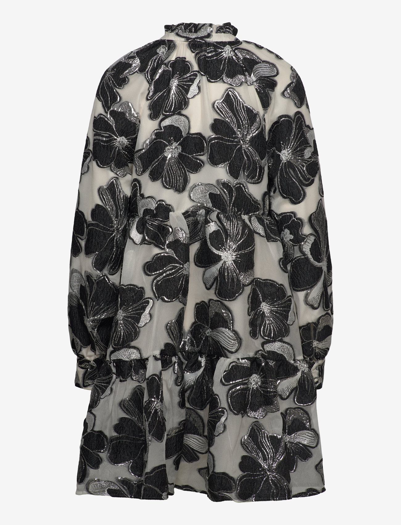 STINE GOYA - Tier Voluminous Ruffle Mini Dress, - party dresses - anemone jacquard - 2