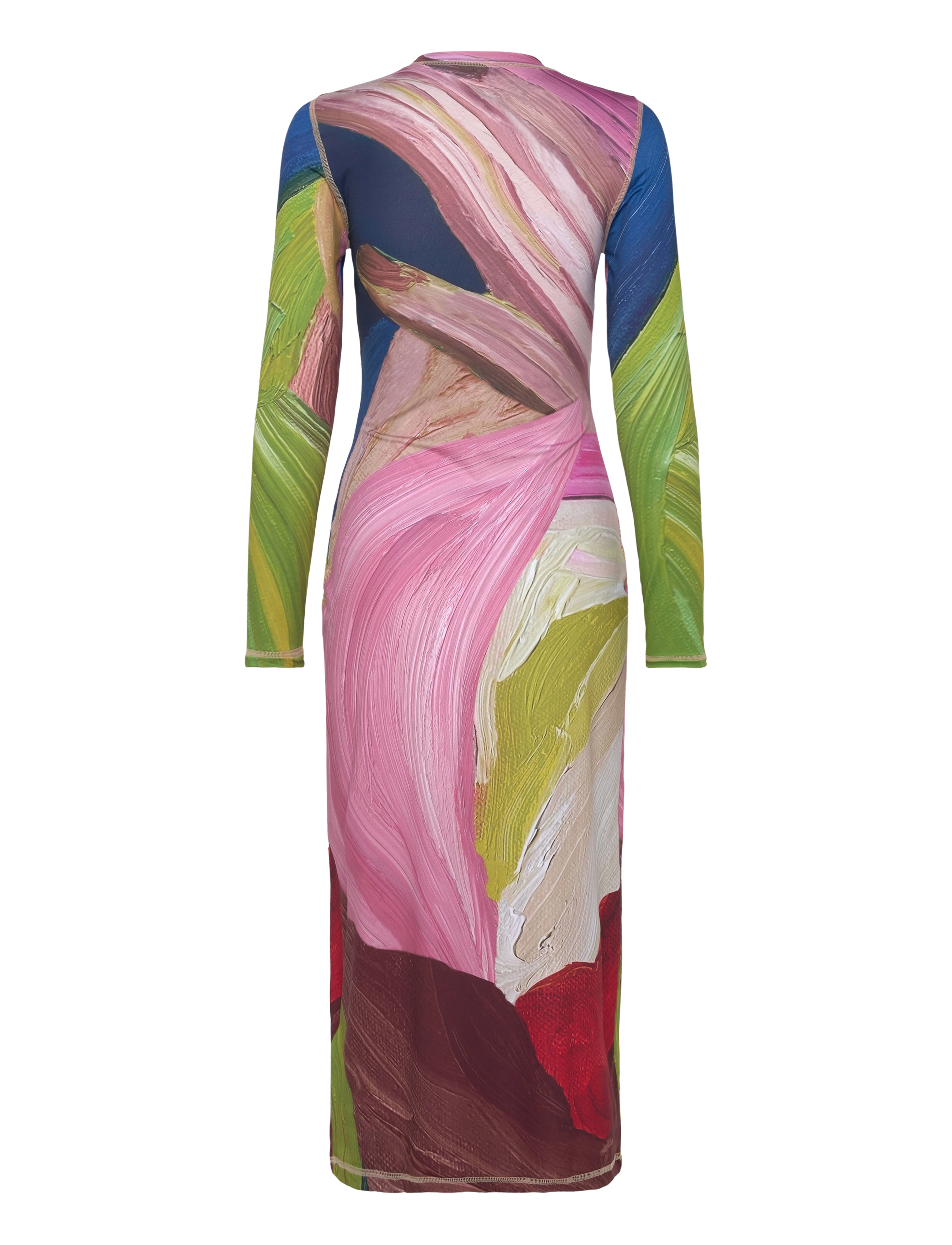 STINE GOYA - Pullover Long Sleeve Midi Dress, 22 - aðsniðnir kjólar - hands - 2