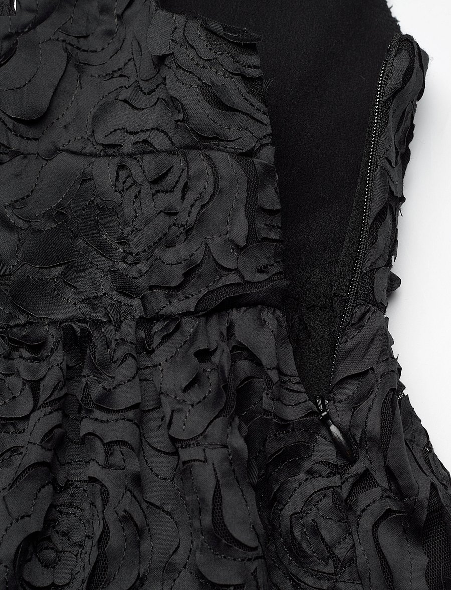 STINE GOYA - Contrasted Tie Top, 2320 Fil Coupé - Ärmlösa blusar - jet black - 5