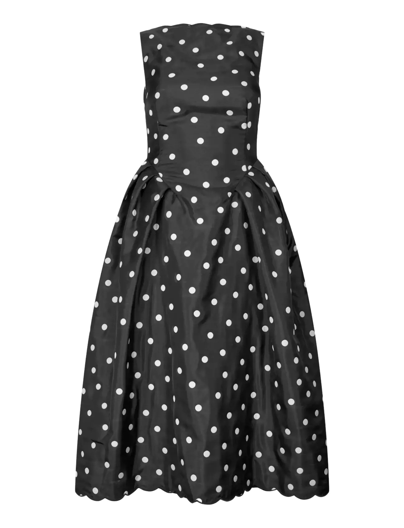 2451 Quilted Dots, Voluminous Midi - QUILTED DOTS