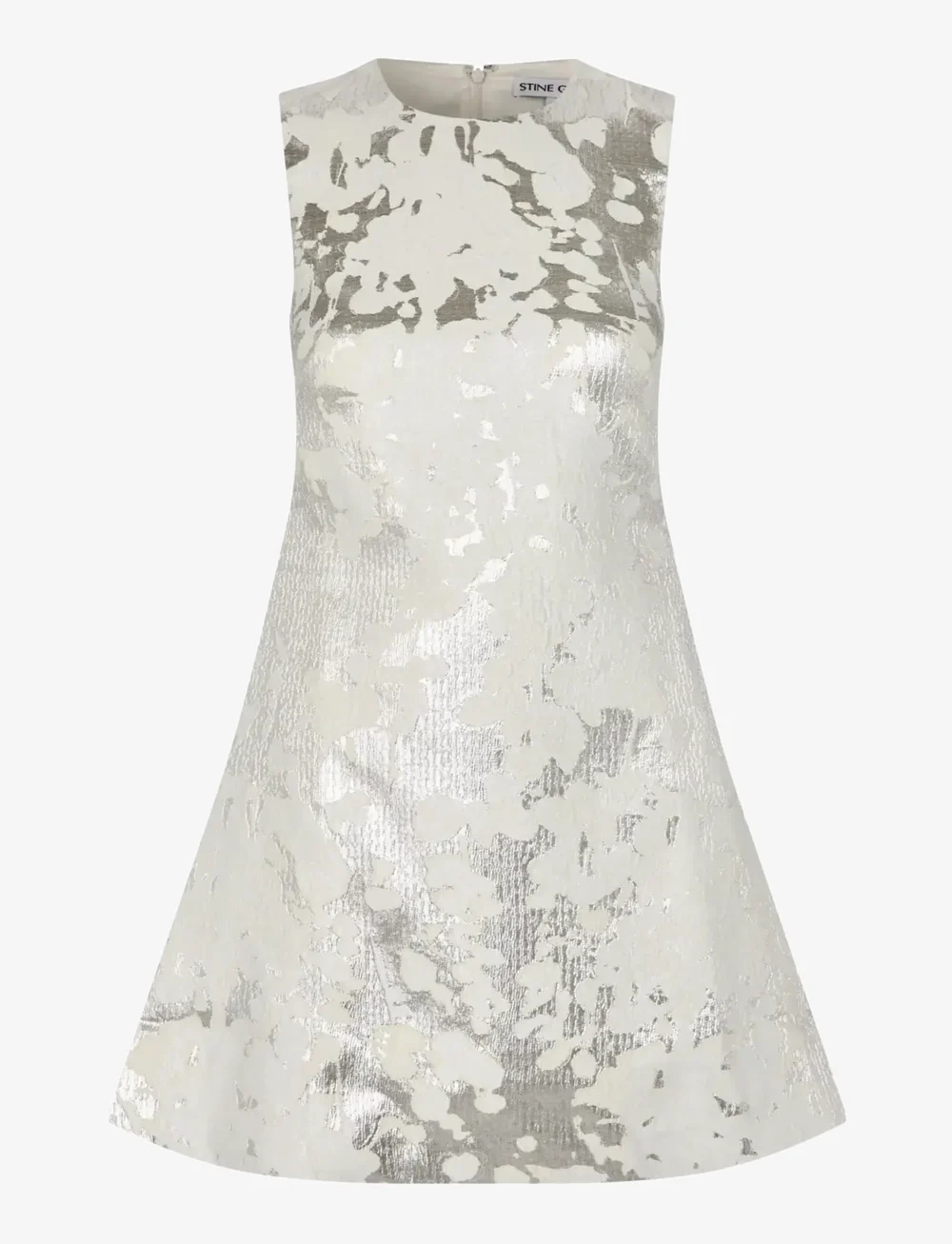 STINE GOYA - 2461 Metallic Woven jacquard, Kick - paljettklänningar - lurex garden - 1