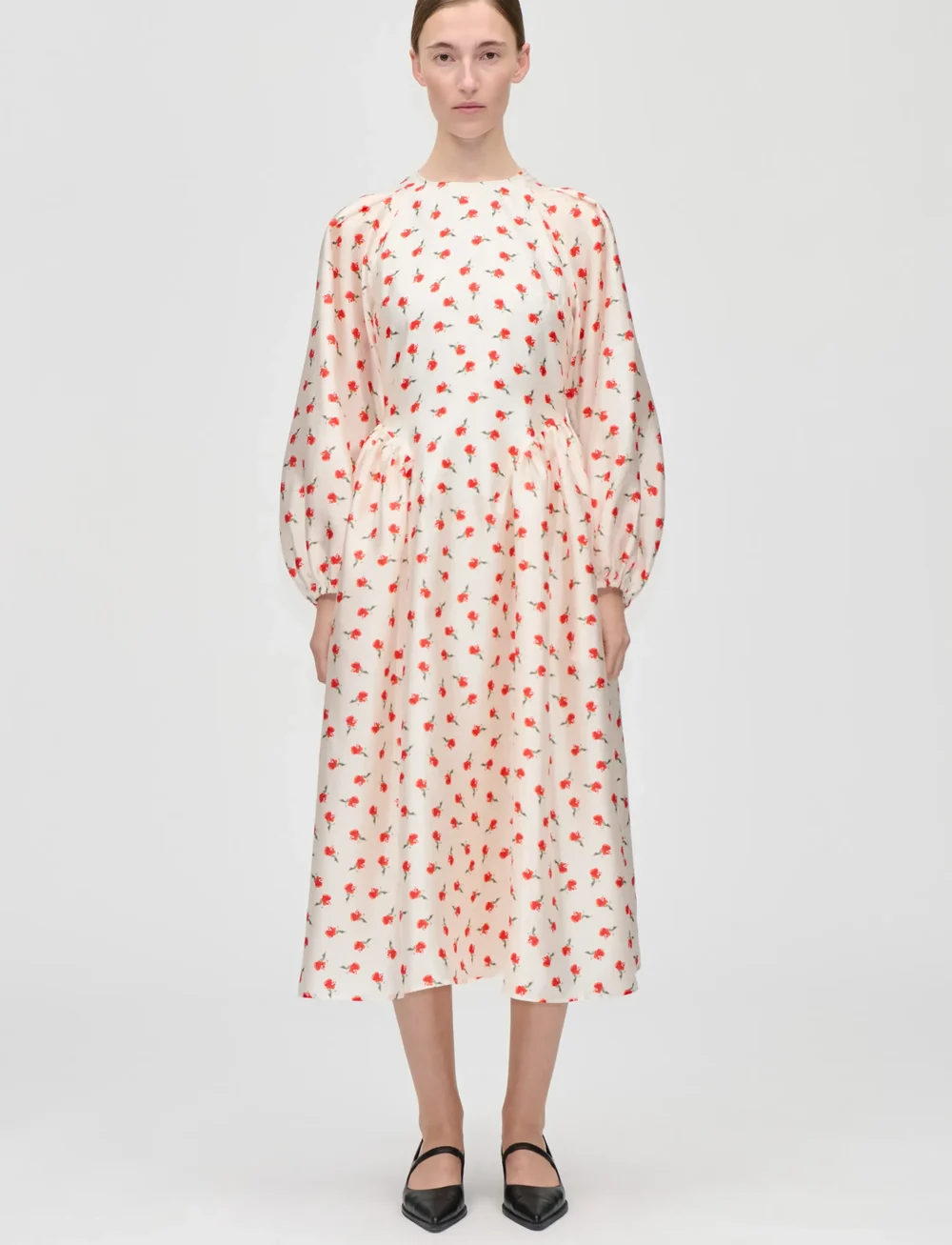 STINE GOYA - 2067 Flat Textured Poly, Long Sleev - rippijuhlat - ditzy petunia - 0