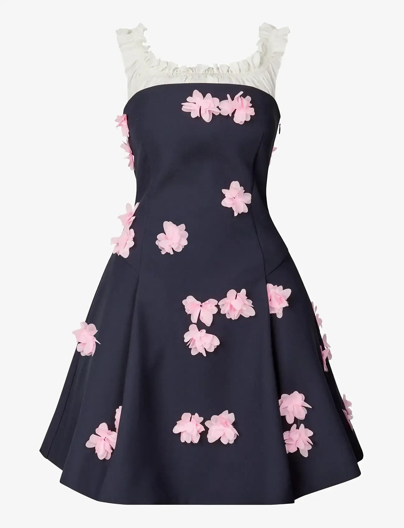 STINE GOYA - 2330 Double Sided Crepe, Off Should - sommerkjoler - pink petunia - 1