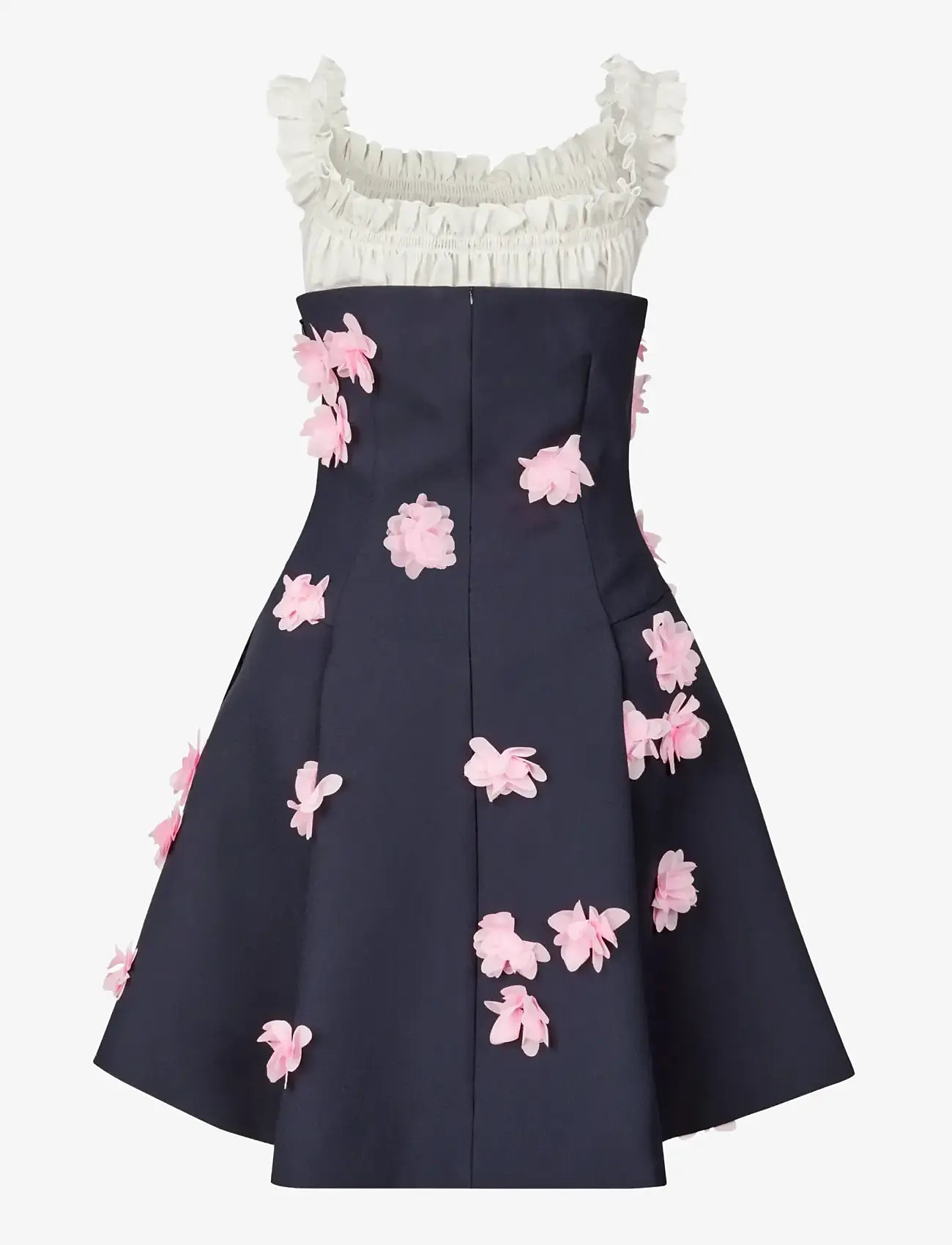 STINE GOYA - 2330 Double Sided Crepe, Off Should - sommerkjoler - pink petunia - 2