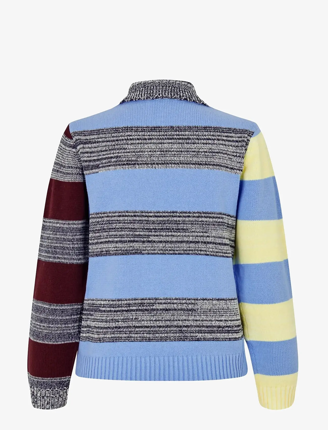 STINE GOYA - 2386 Cotton Mix / Crochet Cotton, M - trøjer - multistripes blue mix - 2