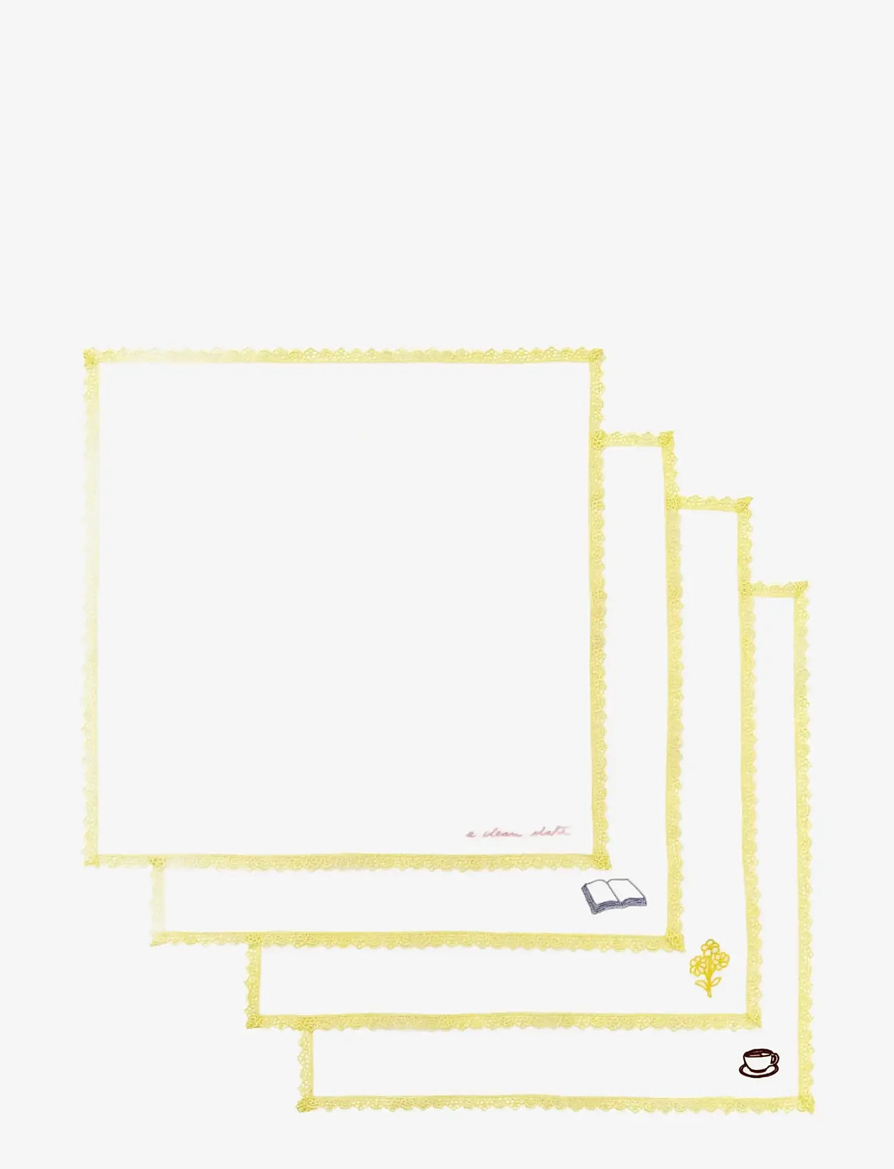 STINE GOYA - Table Wear / Napkin, Napkin - tygservetter - french vanilla - 0