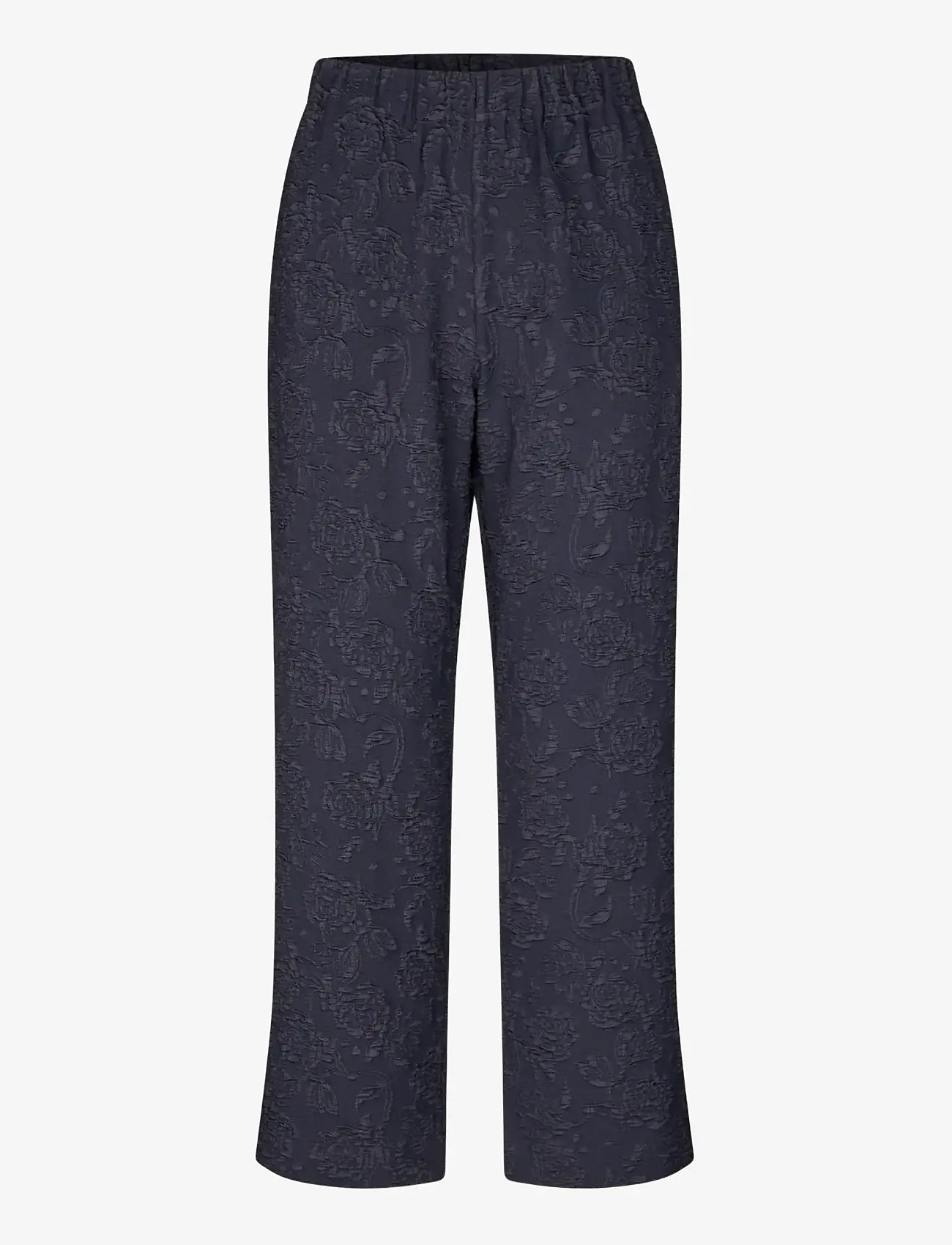 STINE GOYA - 2458 Stretch Jacquard, Elasticated - hosen mit weitem bein - garden relief - 1