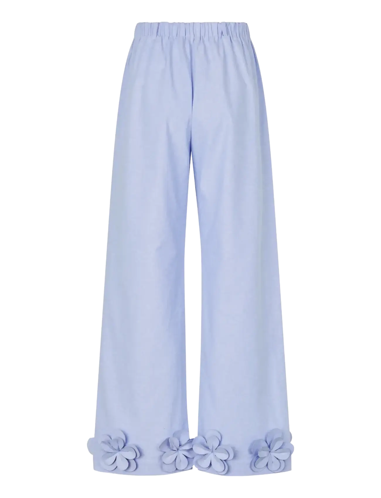 STINE GOYA - Floral Shirting, Floral Elasticated Long Pants - brunnera blue - 2