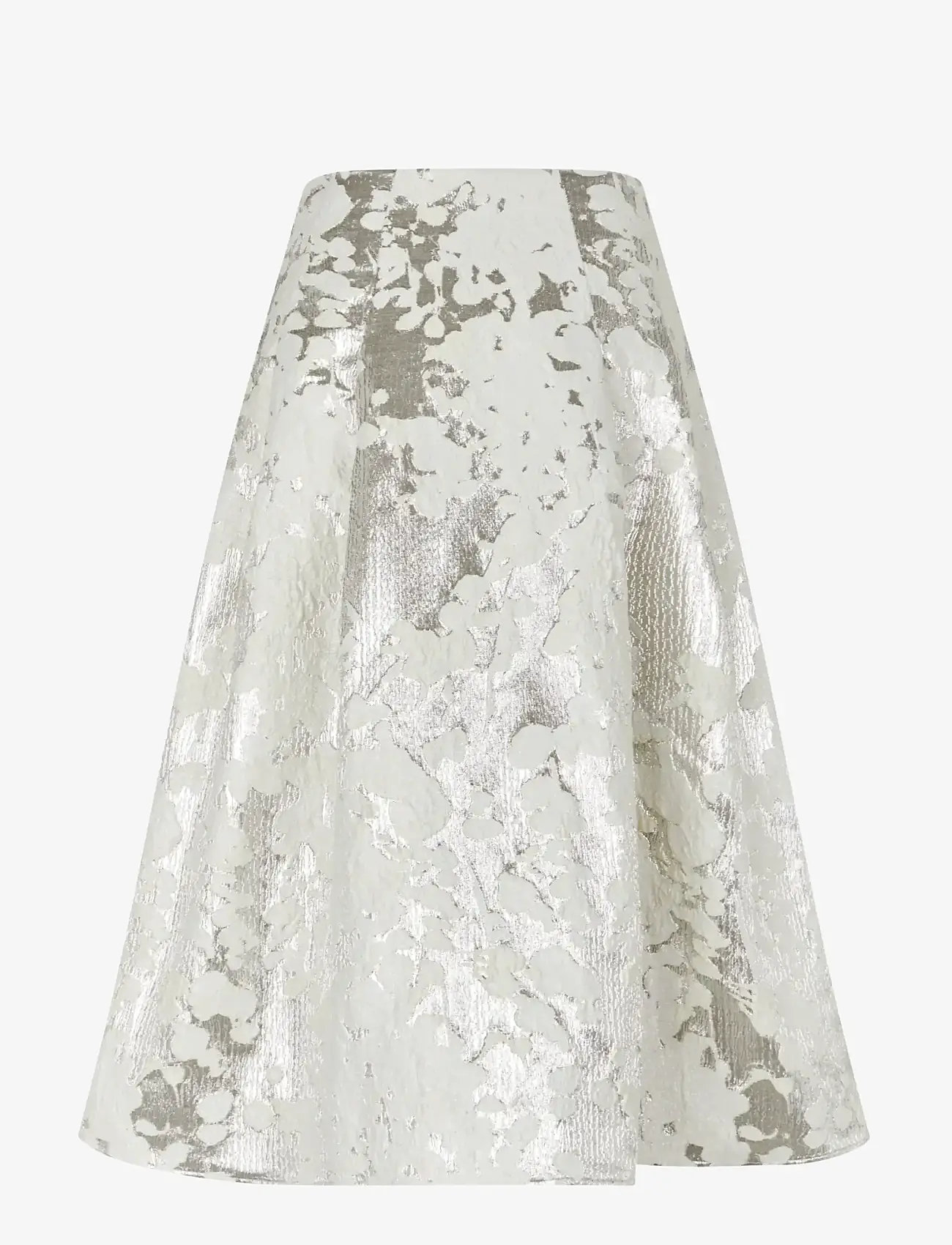 STINE GOYA - 2461 Metallic Woven jacquard, Volum - midi skirts - lurex garden - 2