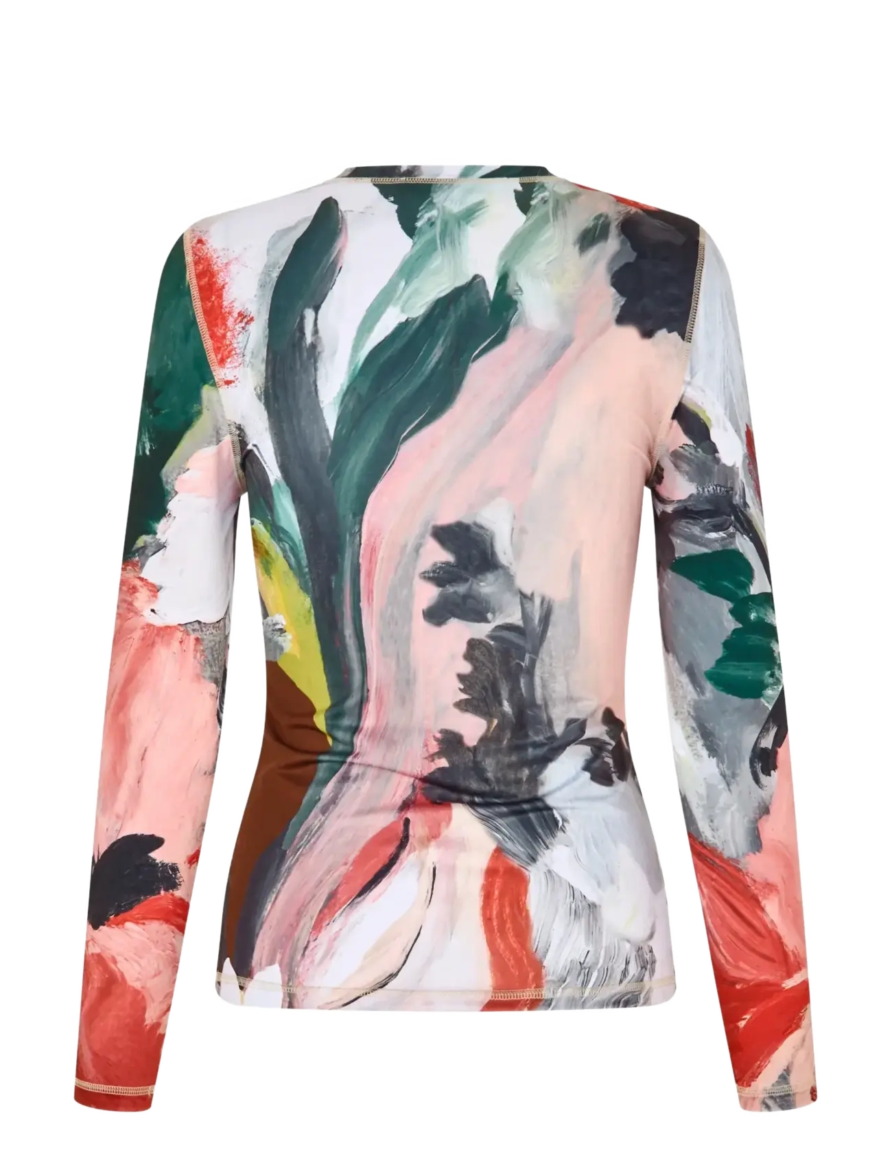 STINE GOYA - Stocking Jersey, Elastic Long Sleeve Top - t-shirty & zopy - my garden - 2