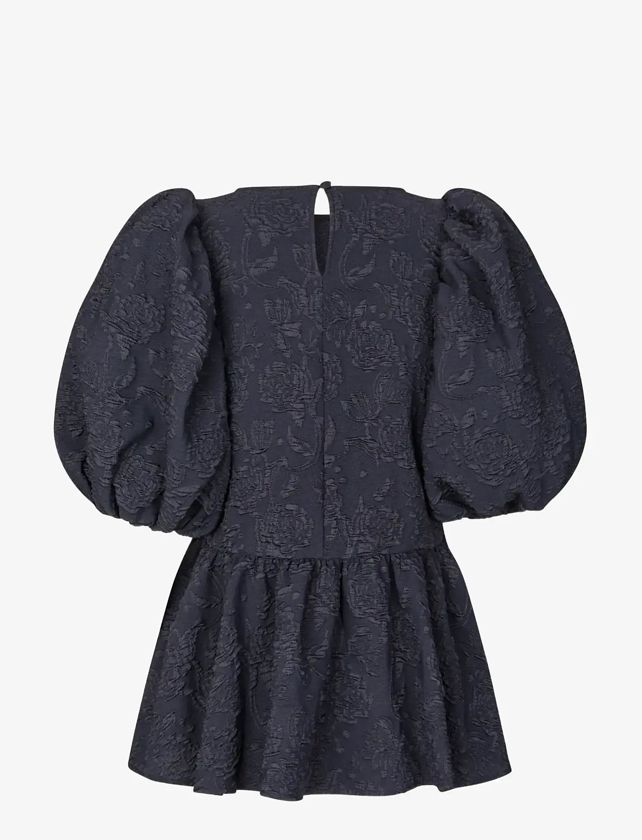 STINE GOYA - 2458 Stretch Jacquard, Puff Sleeve - short-sleeved blouses - garden relief - 2