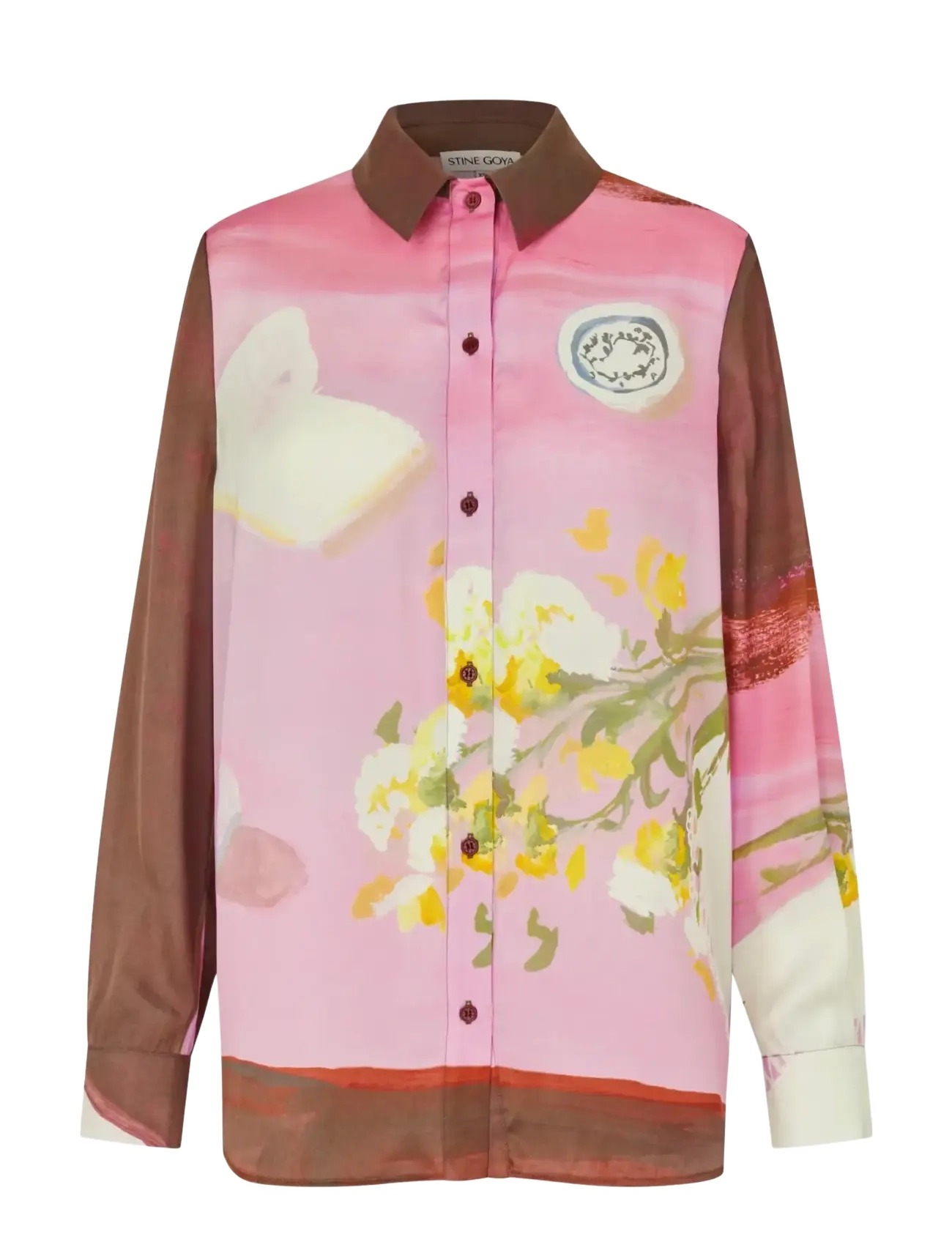 STINE GOYA 2263 Dry Viscose, Long Sleeve Shirt - Jeanshemden - FIVE RESOLUTIONS / pink/rose