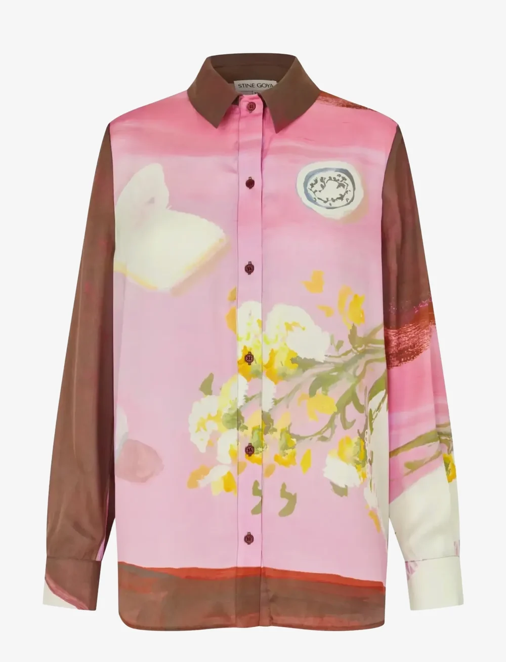 STINE GOYA - 2263 Dry Viscose, Long Sleeve Shirt - langærmede skjorter - five resolutions - 1