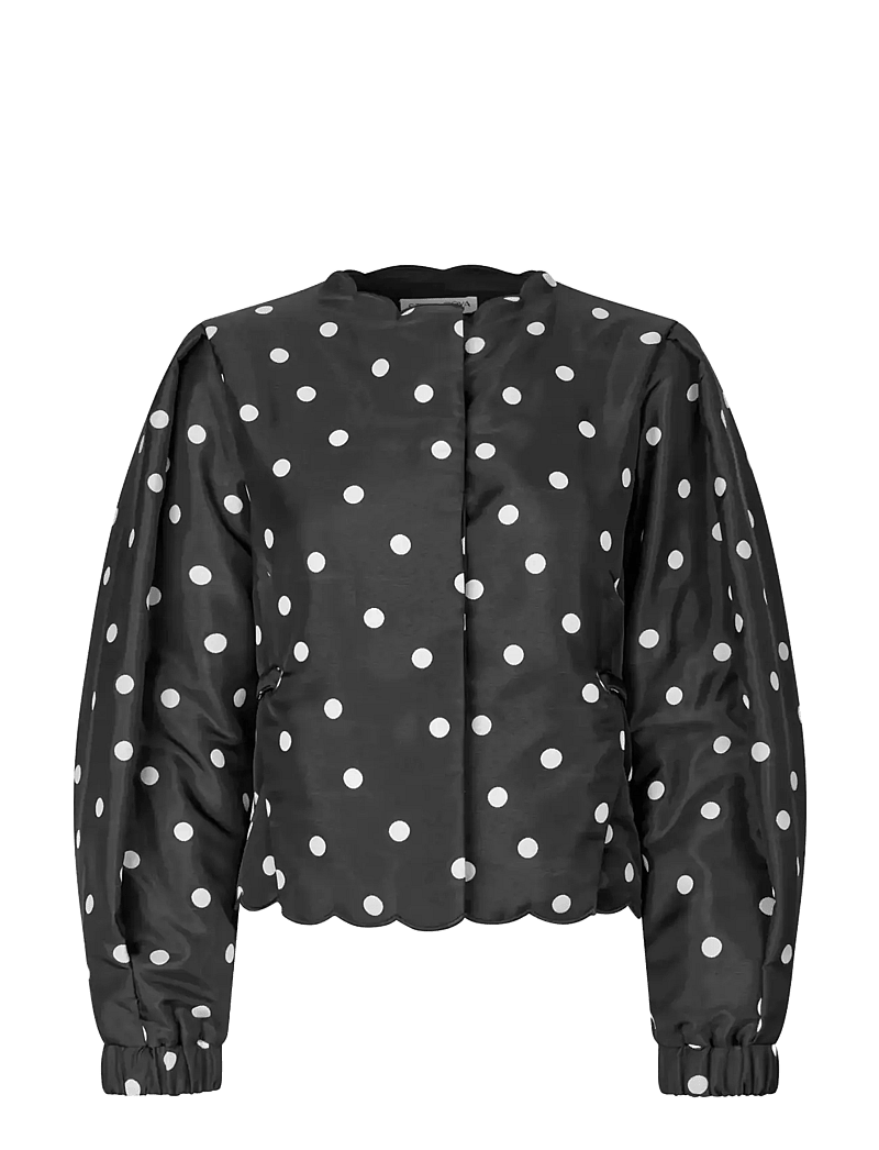 STINE GOYA - 2451 Quilted Dots, Voluminous Sleev - höstjackor - quilted dots - 1