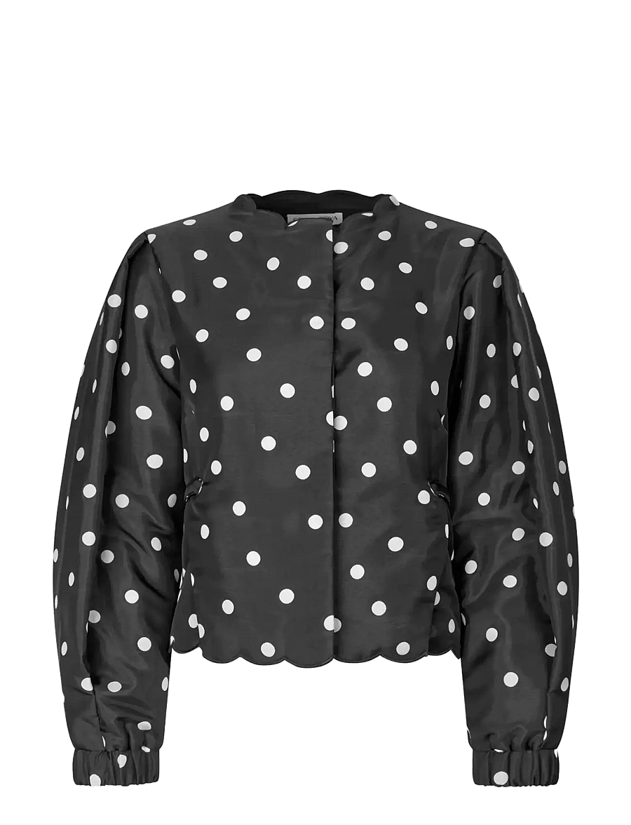 STINE GOYA - Quilted Dots, Voluminous Sleeve Jacket - frühlingsjacken - quilted dots - 1