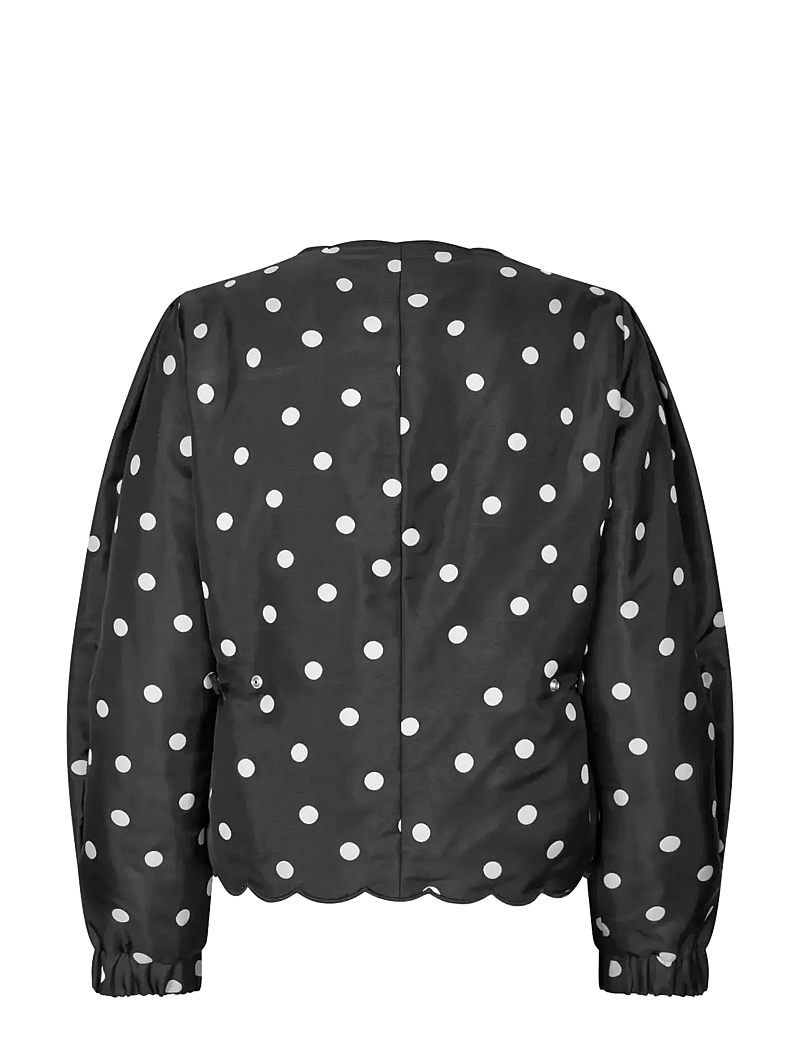 STINE GOYA - 2451 Quilted Dots, Voluminous Sleev - höstjackor - quilted dots - 2