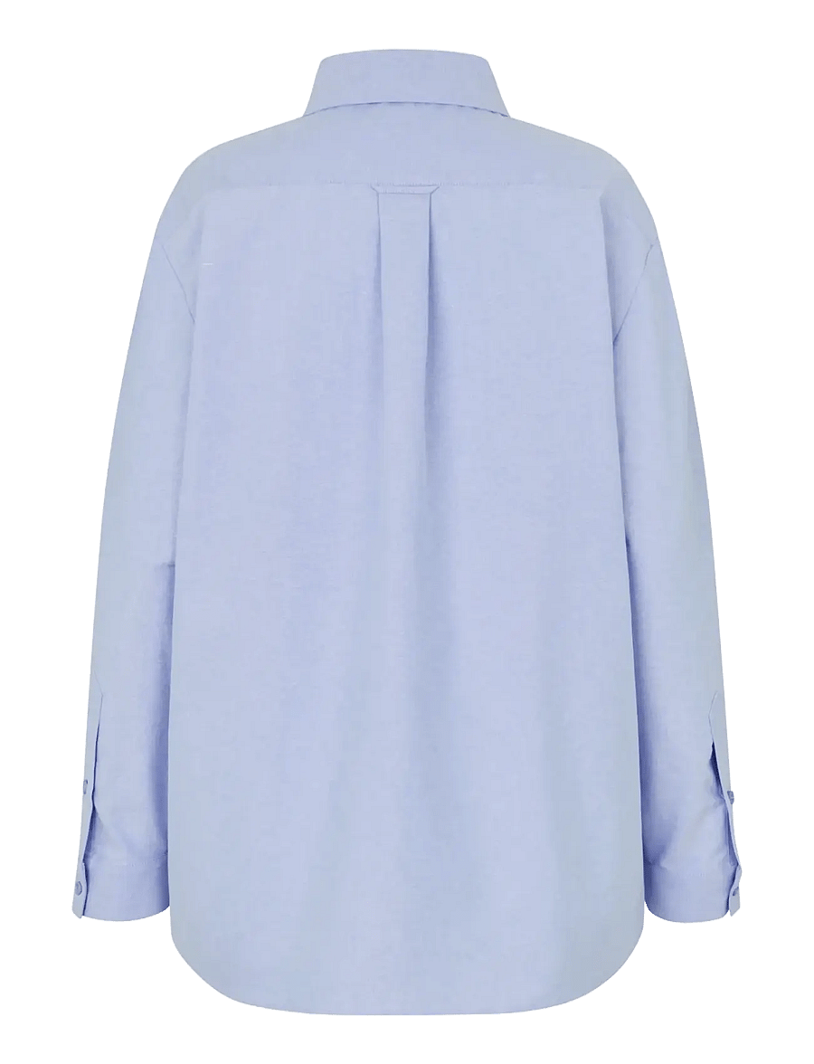 STINE GOYA - Floral Shirting, Floral Shirt - chemises en jeans - brunnera blue - 2