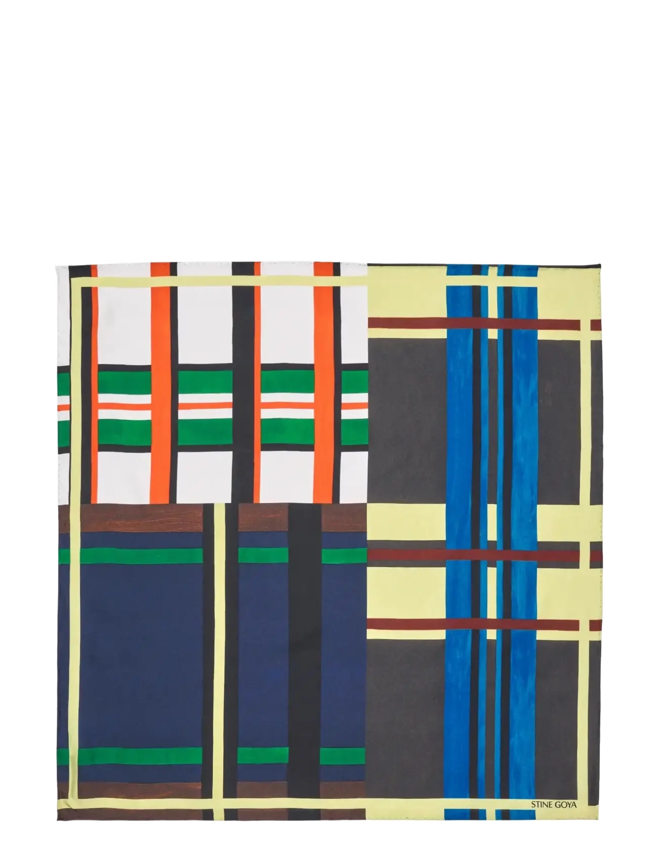 STINE GOYA - 2287 Silk Scarves, Small Scarf - sjalar - crosschecks - 1
