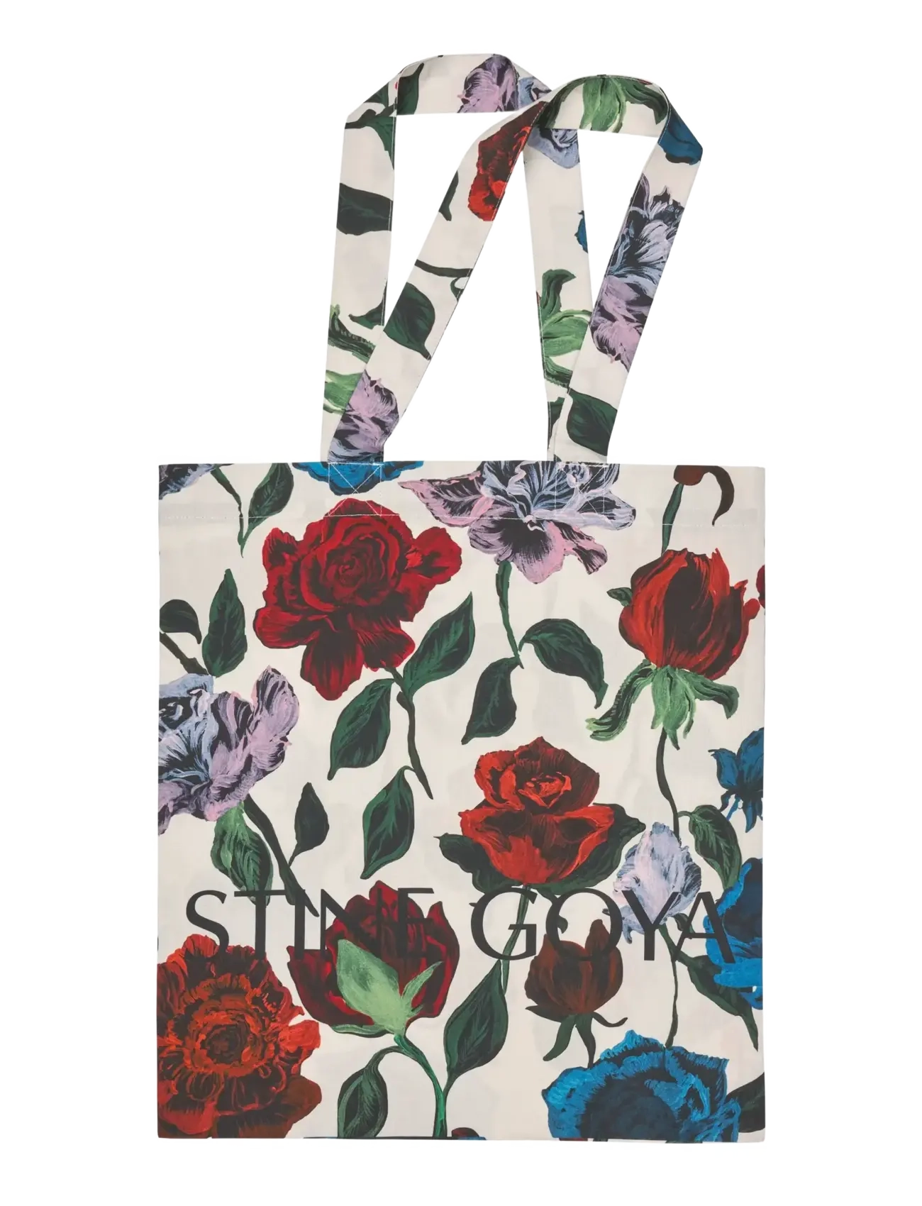 STINE GOYA 2285 Tote Bags, Cotton Tote - Danska märken - WALLPAPER / cream