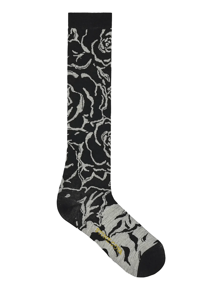 STINE GOYA - 2289 Socks, Long Socks - vanliga strumpor - graphic rose - 0