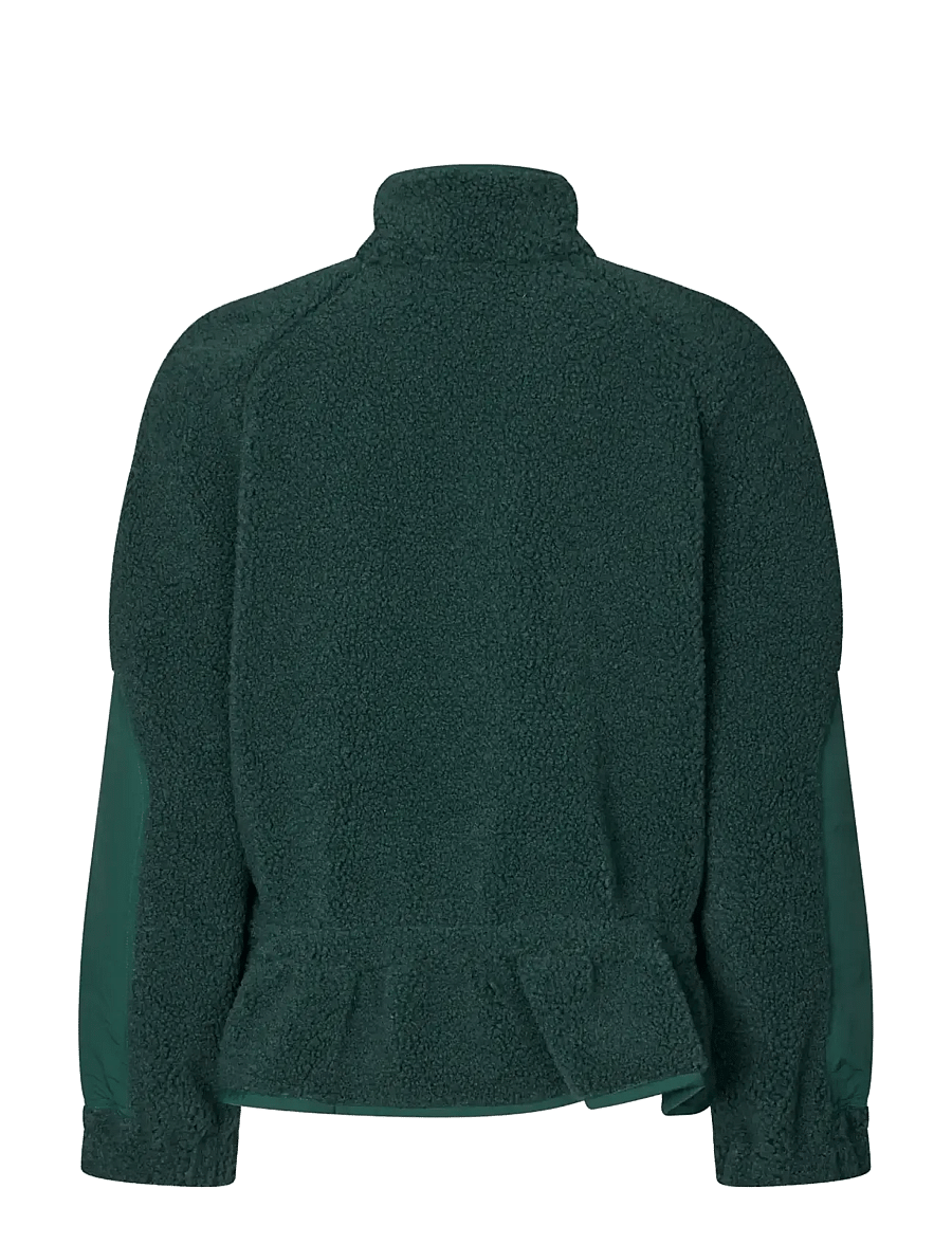 STINE GOYA - 2412 Fleece / Nylon, Dropped Should - fleeces & midlayers - pine green - 2