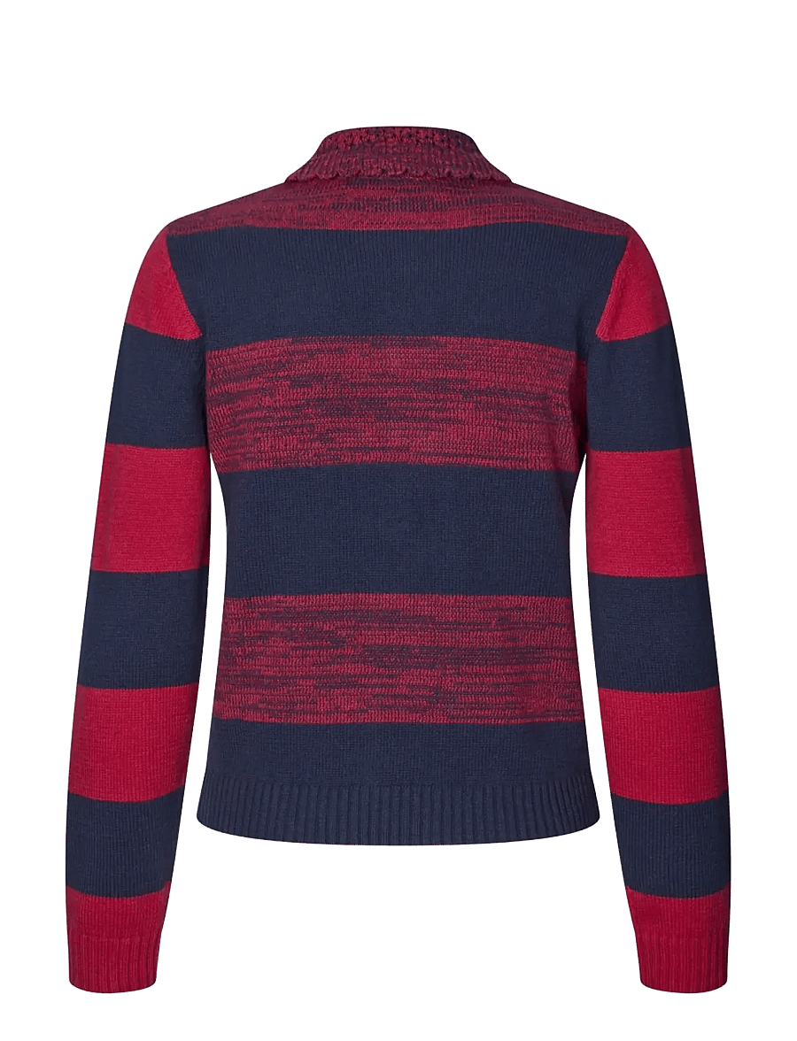 STINE GOYA - 2386 Cotton Mix, Mix Stripe Polo Co - pullover - multistripes red mix - 2